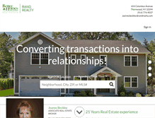 Tablet Screenshot of jeannebeckley.randrealty.com